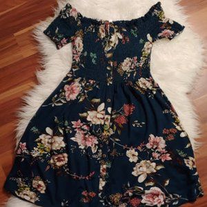 Off the shoulder floral dress